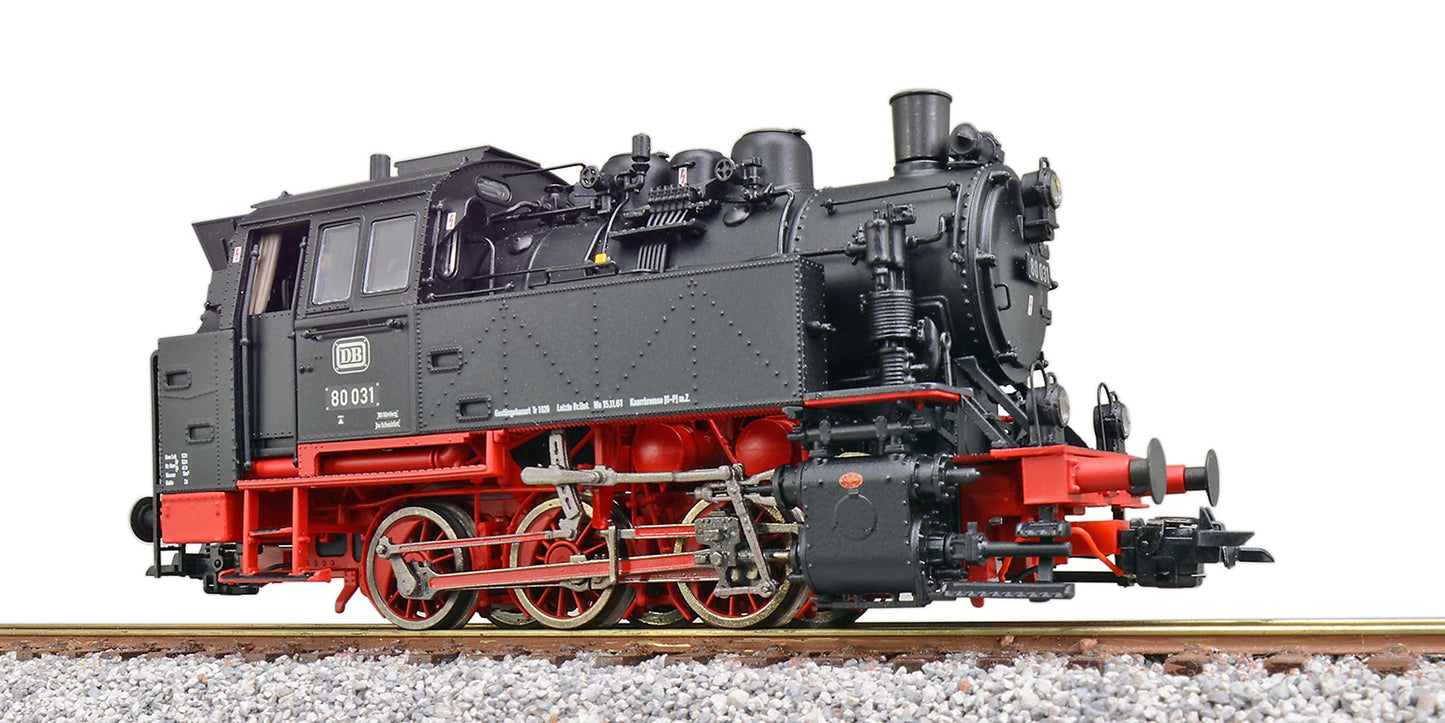 ESU BR 80 Stoomlocomotief H0 – Digitaal met LokSound 5 en Rookgenerator – DC/AC – 2-rail & 3-rail