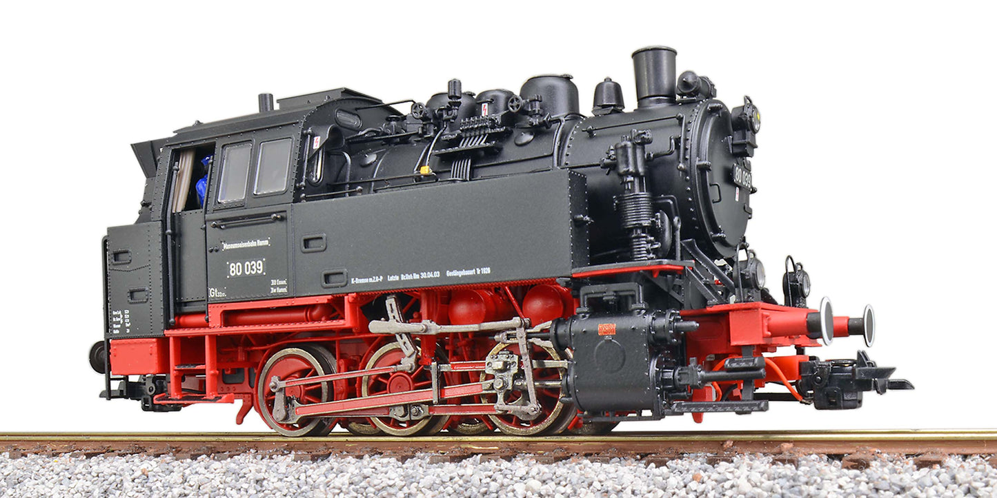 ESU BR 80 Stoomlocomotief H0 – Digitaal met LokSound 5 en Rookgenerator – DC/AC – 2-rail & 3-rail