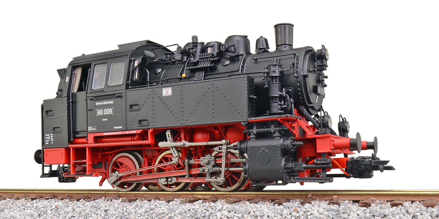 ESU BR 80 Stoomlocomotief H0 – Digitaal met LokSound 5 en Rookgenerator – DC/AC – 2-rail & 3-rail