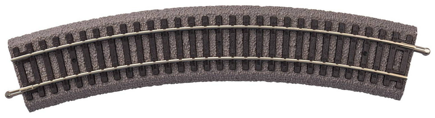 PIKO 55412 - A-Track Gebogen rail R2 422mm met ballastbed (6 stuks)