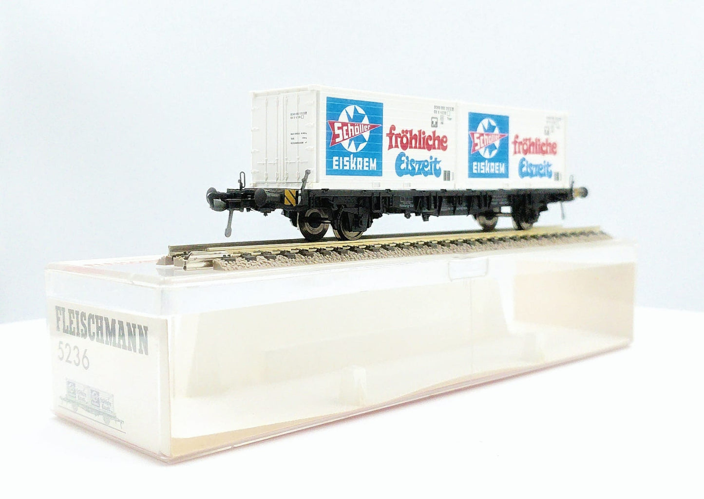 Fleischmann 5236 H0 Containerwagon 'Fröhliche Eiszeit'