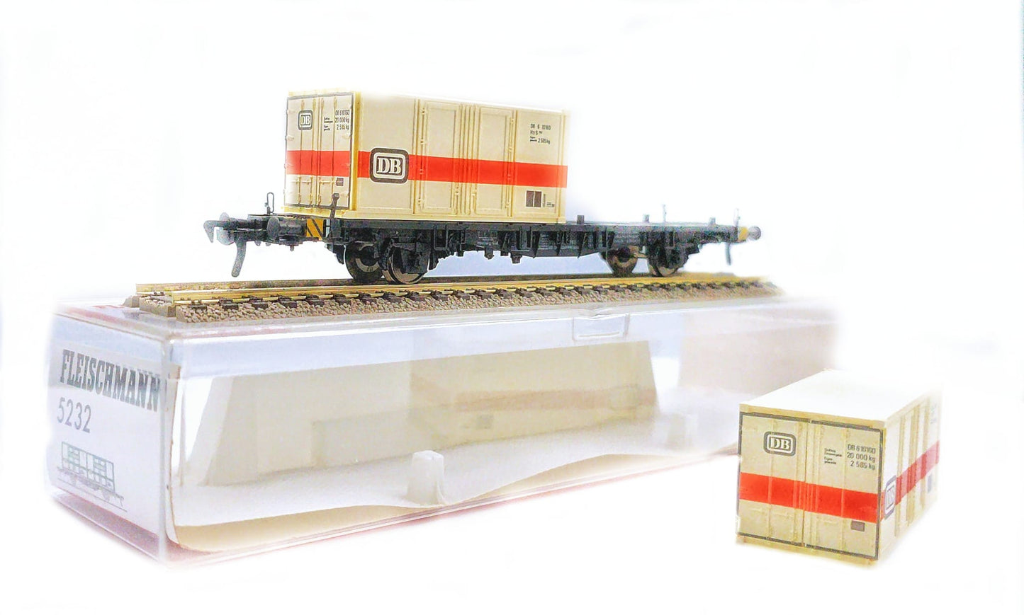 Fleischmann 5232 H0 Containerwagon 'Fleischmann' van de DB