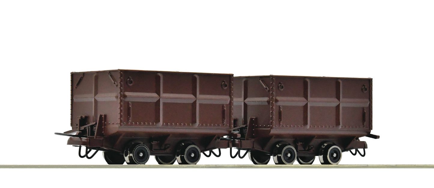 ROCO 34499 - 2-delig set: Zijdelings kantelende wagons