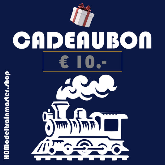 Cadeaubon voor Modeltreinen – Het Perfecte Geschenk voor Modelspoorliefhebbers h0modeltrainmaster.shop