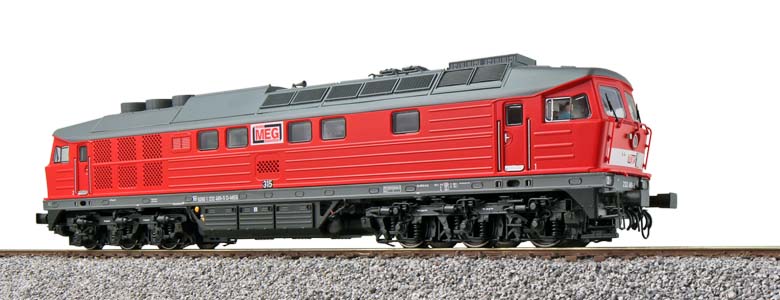 ESU 31356 diesellocomotief BR 315 MEG, verkeersrood, tijdperk VI, schaal H0 – officiele ESU-foto