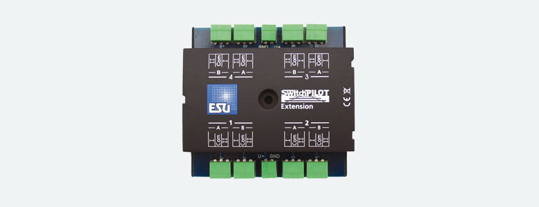 ESU SwitchPilot Extension – overzicht aansluitingen