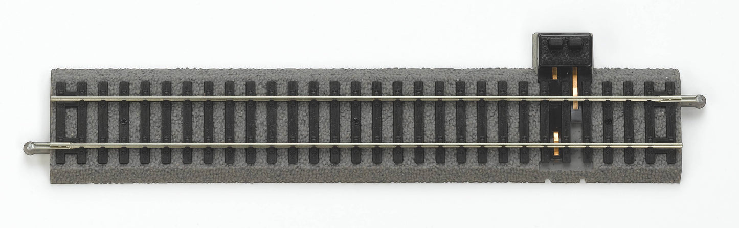 PIKO 55406 - A-Track Rechte rail 231mm met ballastbed voor aansluitclip (6 stuks)