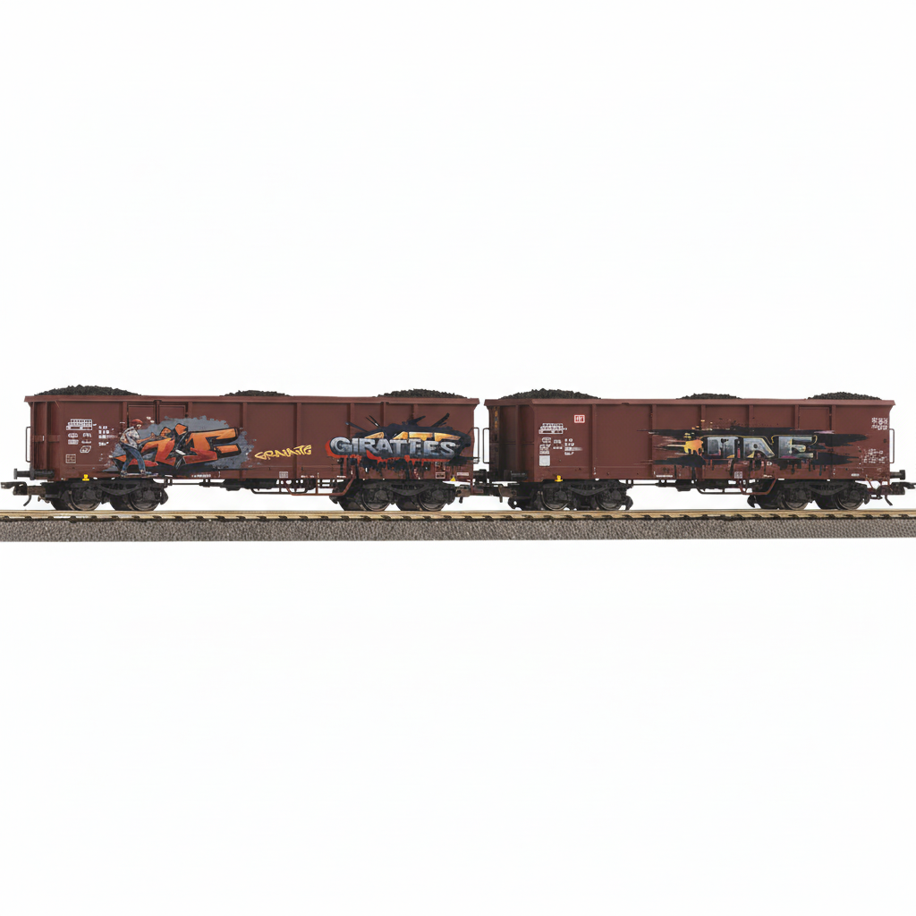 PIKO 2-delige Set Eaos DB AG Graffiti 28338