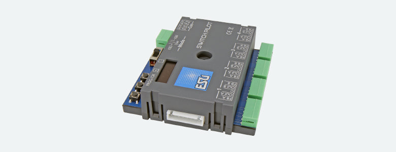 ESU SwitchPilot 3 (art. 51830) – 4x wisseldecoder DCC/MM met OLED