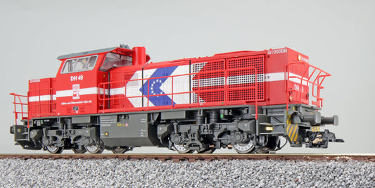 ESU 31302 – Diesellocomotief G1000BB DH 49 HGK verkeersrood – H0 Sound (Tijdperk VI)