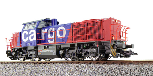 ESU 31381 – Diesellocomotief G1000BB Am 842 101-8 SBB Cargo rood/blauw – H0 Sound (Tijdperk V)