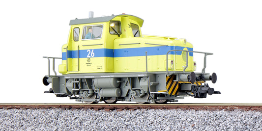 ESU 31439 – Dieselloc KG 230 B Mannesmann 26 geel – H0 Sound (Tijdperk IV)