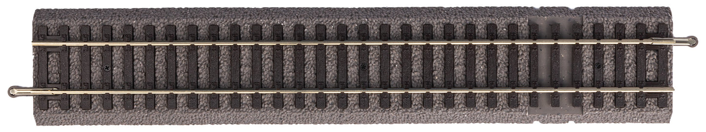 PIKO 55406 - A-Track Rechte rail 231mm met ballastbed voor aansluitclip (6 stuks)