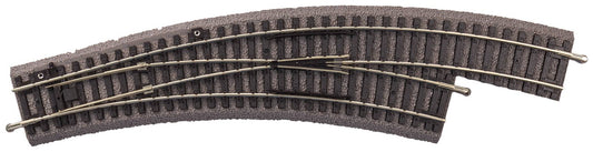 PIKO 55423 - A-Track Gebogen wissel BWR met ballastbed (handmatig)