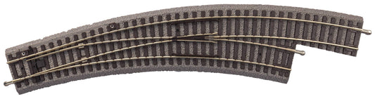 PIKO 55428 - A-Track Gebogen wissel BWR R3 met ballastbed (handmatig)