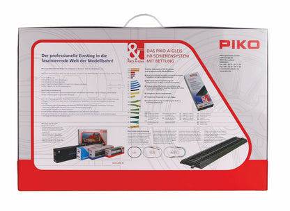 PIKO Starter Set Passagierstrein DB Stoommachine + Tender 57112