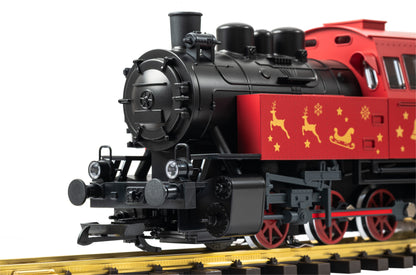 PIKO G Kersttreinstel Goederentrein BR 80 + 2 Wagons