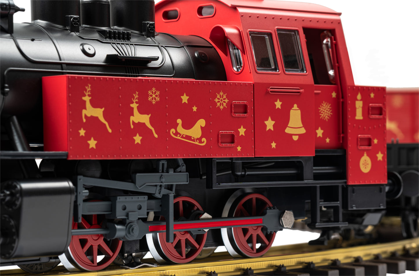 PIKO G Kersttreinstel Goederentrein BR 80 + 2 Wagons