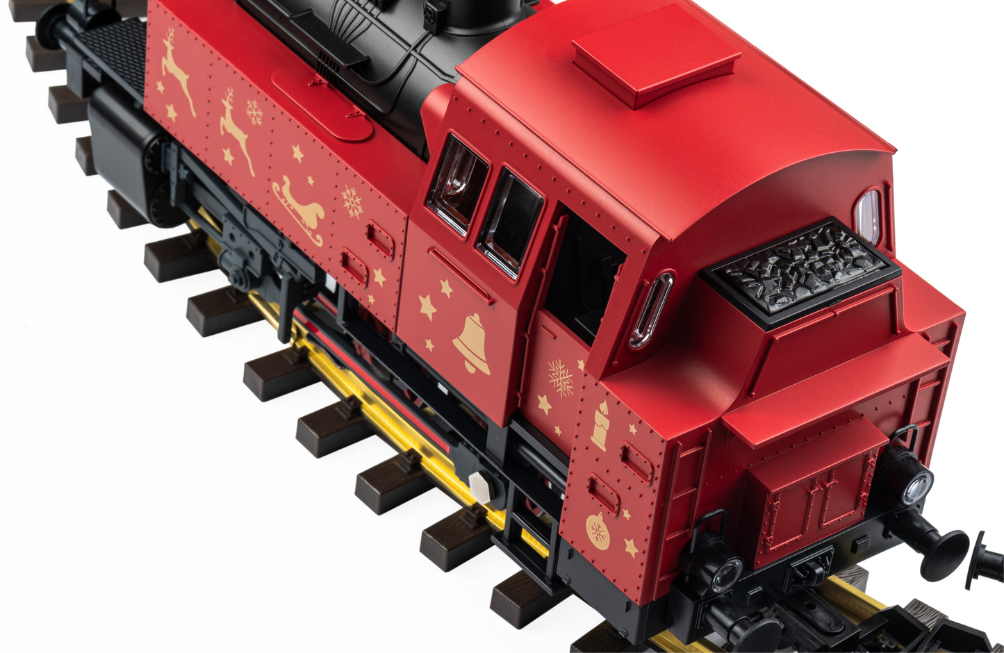 PIKO G Kersttreinstel Goederentrein BR 80 + 2 Wagons
