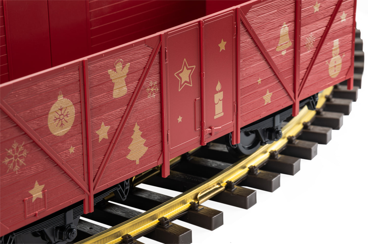 PIKO G Kersttreinstel Goederentrein BR 80 + 2 Wagons