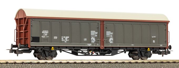 PIKO Eenheidsschiebewandwagen SNCB H0 – Gesloten Goederenwagon Tijdperk V
