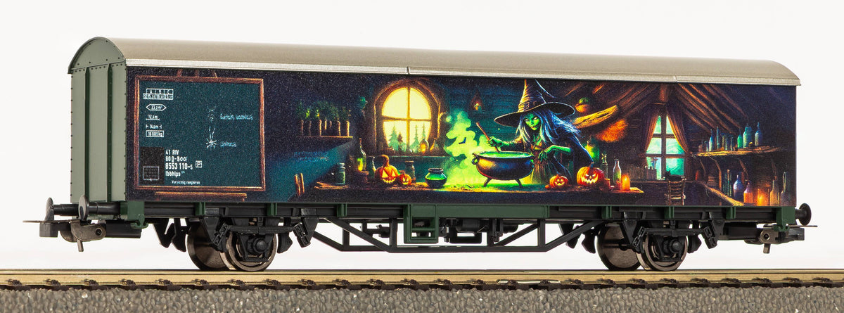 PIKO 27901 - Gesloten goederenwagen "Halloween" (H0)