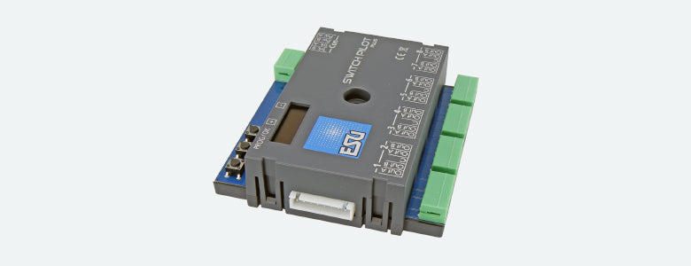 ESU SwitchPilot 3 Plus (art. 51831) – 8x wisseldecoder DCC/MM met OLED