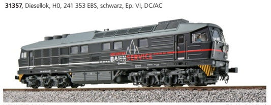 ESU 31357 BR 241 353 EBS Ludmilla H0 diesellocomotief, zwart