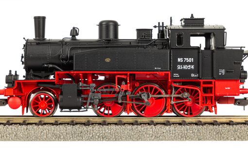 PIKO Dampflok Rh 75 NS III H0 sound 50747 – detail bovenzijde